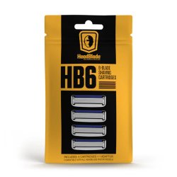 HeadBlade HB6 Blades - 4 rakblad