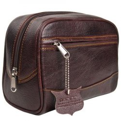 Parker Leather Toiletry Bag