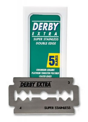 Derby Extra Super Stainless Dubbeleggade Rakblad 50-pack