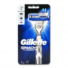 Gillette Mach3 Turbo rakhyvel + 1 rakblad