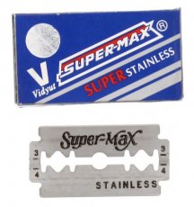 Super-Max Super Stainless Dubbeleggade Rakblad 50-pack