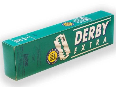 Derby Extra Super Stainless Dubbeleggade Rakblad 100-pack