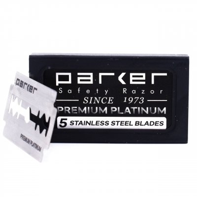 Parker Premium Platinum Dubbeleggade Rakblad 50-pack